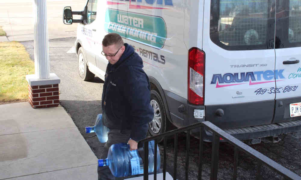 delivery-jason-2018-01b Aquatek Water Conditioning offers a delivery service for homes and businesses.