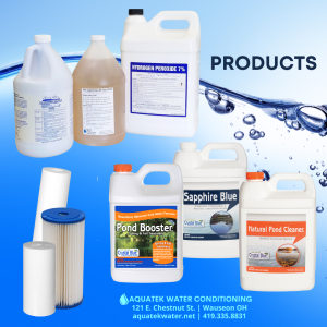 Aquatek Water Conditioning offers a wide variety of products for water treatment.