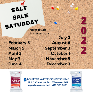 Salt Sale Saturday Dates Graphic